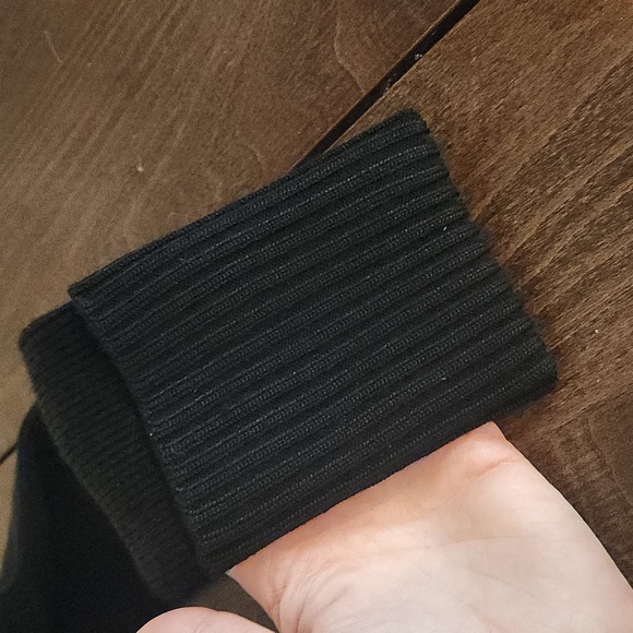 SOLD-Reiss Kelly Black knitted Kelly dress - Picture 7 of 9